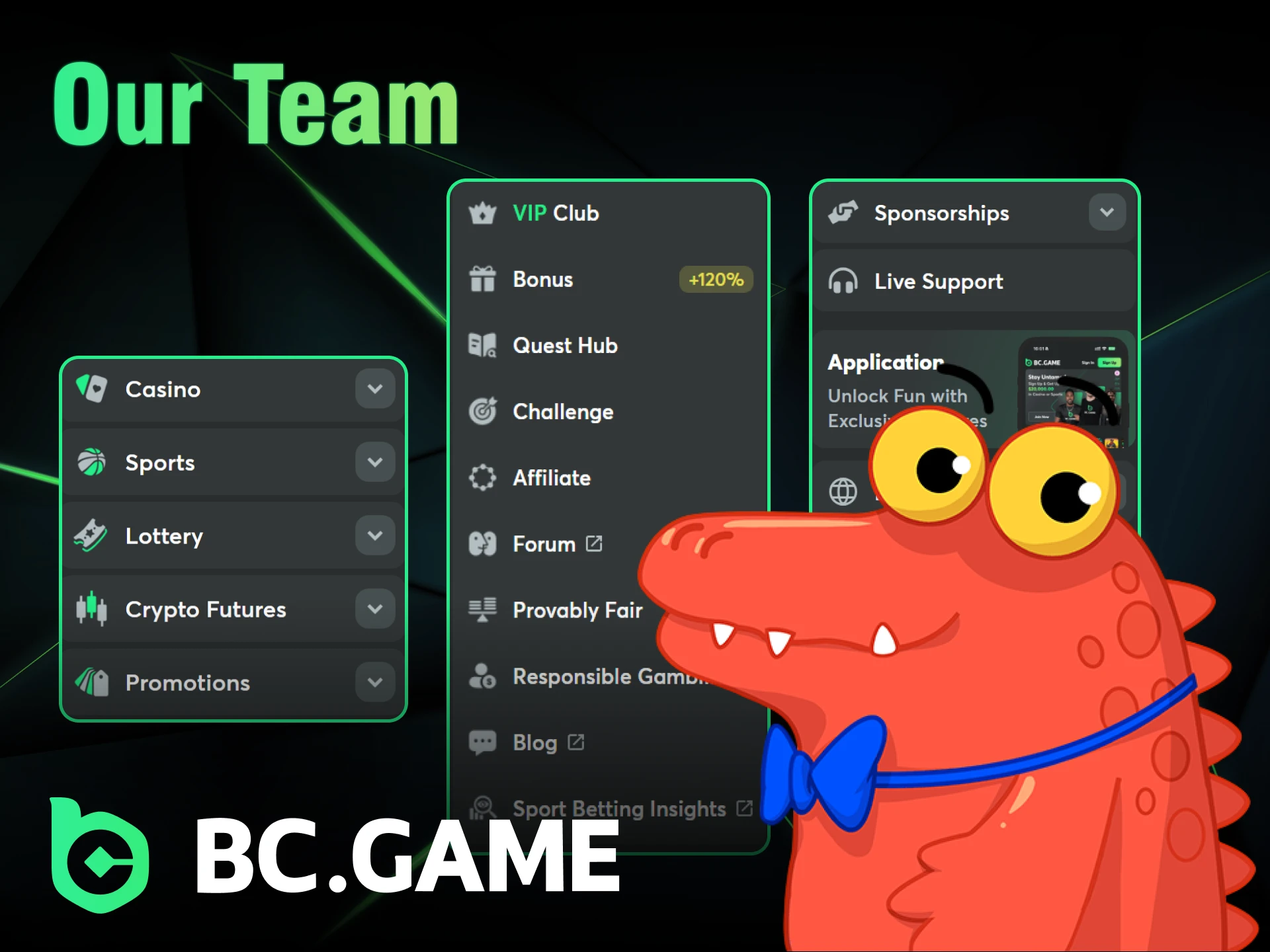 The BC Game team does everything possible to ensure a pleasant and safe gaming and betting experience.