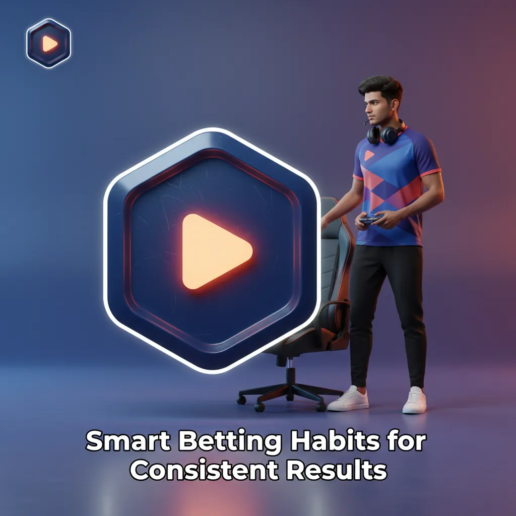 Infographic titled 'Smart Betting Habits' with checklist: bankroll, focus, track news, avoid tilt, log ROI, alerts.